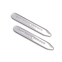 Sterling Silver Collar Stiffeners