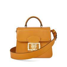 Small Lion Lansdowne Bag in Smooth Mustard