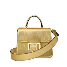 Small Lion Lansdowne Bag in Gold Moire Print