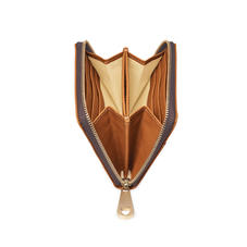 Slim Mini Continental Purse in Smooth Tan