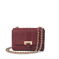 Lottie Bag in Bordeaux Pebble
