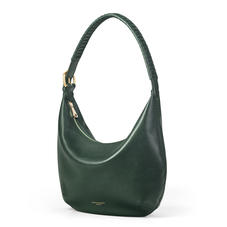 Equestrian Hobo in Smooth Evergreen