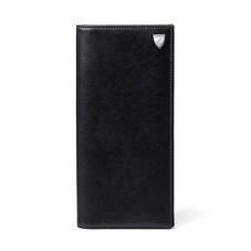 10 Card Slim Coat Wallet in Smooth Black