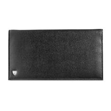 Slim Travel Wallet in Black Saffiano