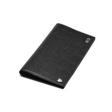 Slim Travel Wallet in Black Saffiano