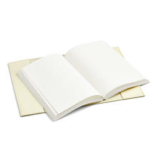Pekingese Dog A5 Refillable Notebook in Ivory Saffiano