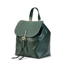 Equestrian Backpack in Smooth Evergreen