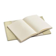 A5 Refillable Leather Journal in Gold Saffiano