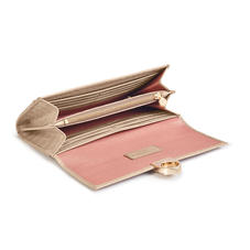 Mayfair Purse in Soft Taupe Patent Croc