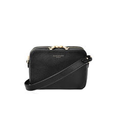 Camera Bag in Black Pebble