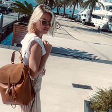 Equestrian Backpack in Smooth Tan