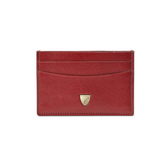 Slim Credit Card Holder in Smooth Cognac from Aspinal of London