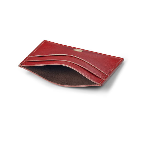 Slim Credit Card Holder in Smooth Cognac from Aspinal of London