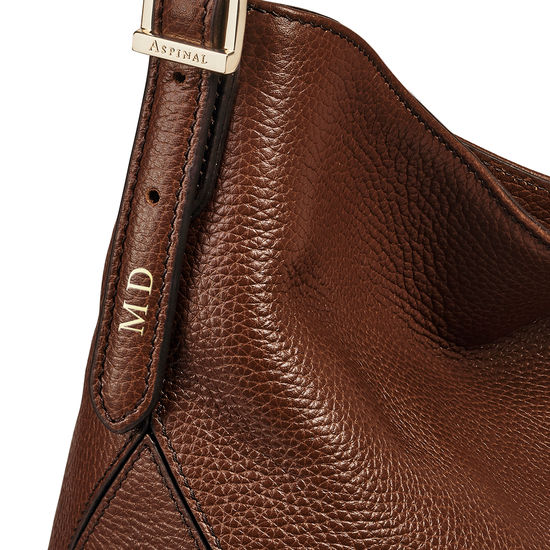 Aspinal Hobo in Chestnut Pebble from Aspinal of London
