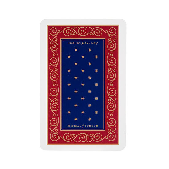 Playing Cards in Burgundy & Blue from Aspinal of London