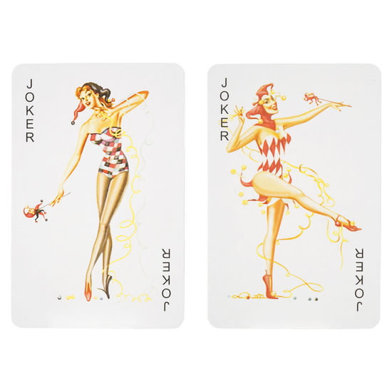 Playing Cards in Burgundy & Blue from Aspinal of London