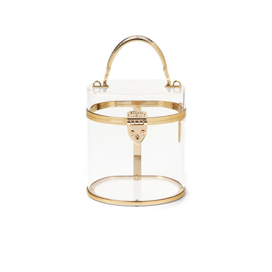 Pandora Bag in Transparent Plexiglass from Aspinal of London