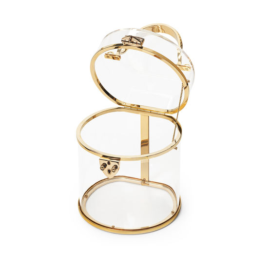 Pandora Bag in Transparent Plexiglass from Aspinal of London