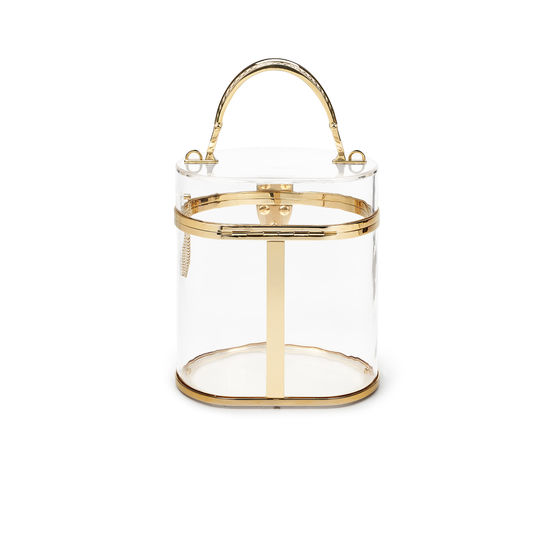 Pandora Bag in Transparent Plexiglass from Aspinal of London