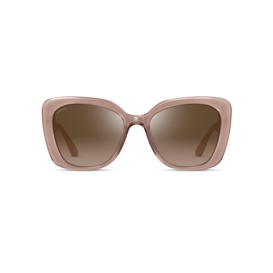 Palermo Sunglasses in Mink Acetate from Aspinal of London
