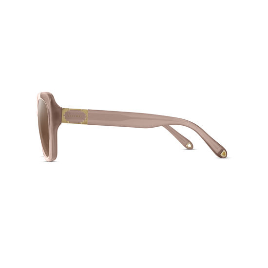 Palermo Sunglasses in Mink Acetate from Aspinal of London
