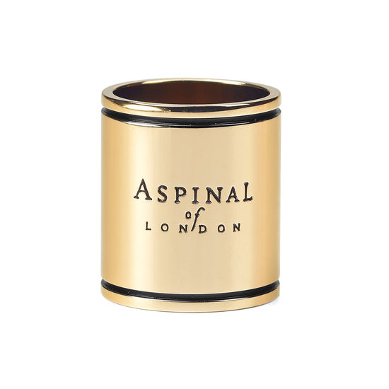 Aspinal Shield Scarf Ring in Gold from Aspinal of London