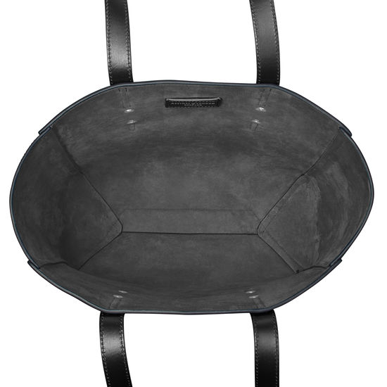 Essential Tote in Black Pebble from Aspinal of London