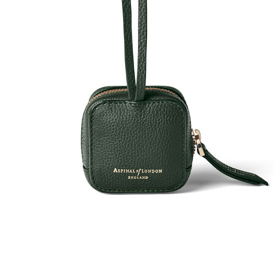 Mini London Case in Evergreen Pebble from Aspinal of London
