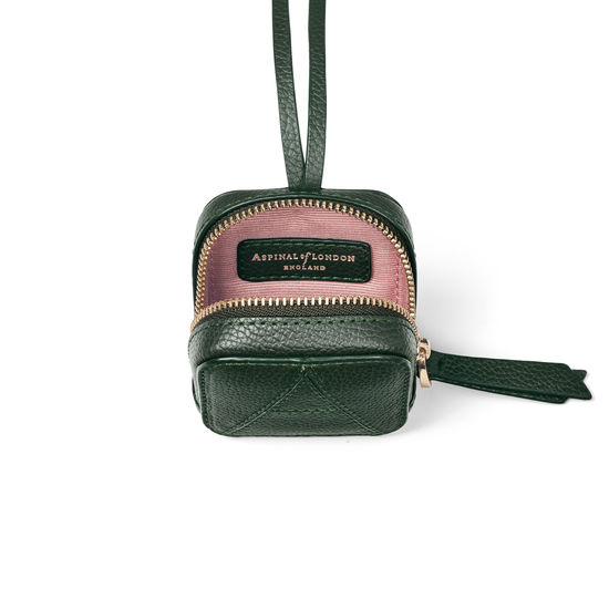 Mini London Case in Evergreen Pebble from Aspinal of London