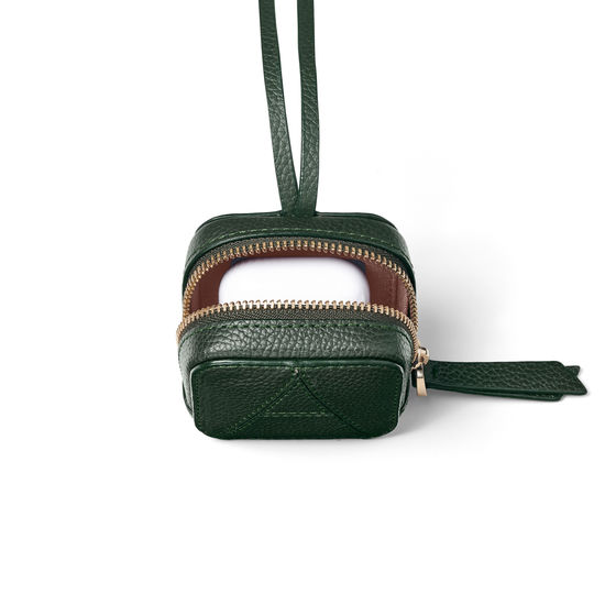 Mini London Case in Evergreen Pebble from Aspinal of London