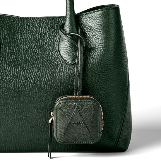Mini London Case in Evergreen Pebble from Aspinal of London