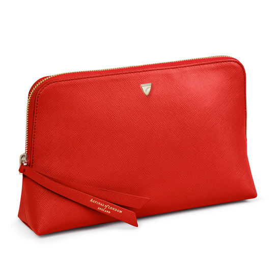 deep red handbag