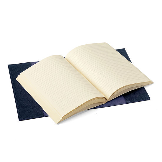 A5 Refillable Journal in Navy Saffiano from Aspinal of London