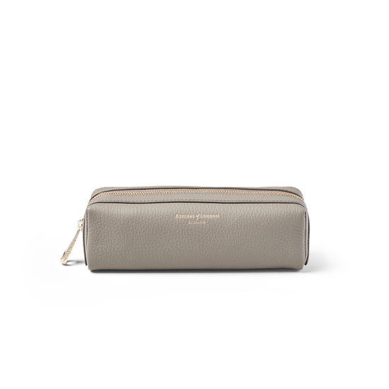 Small London Case in Warm Grey Pebble from Aspinal of London