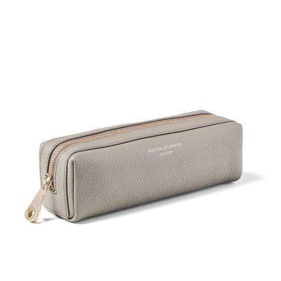 Small London Case in Warm Grey Pebble from Aspinal of London