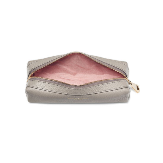 Small London Case in Warm Grey Pebble from Aspinal of London