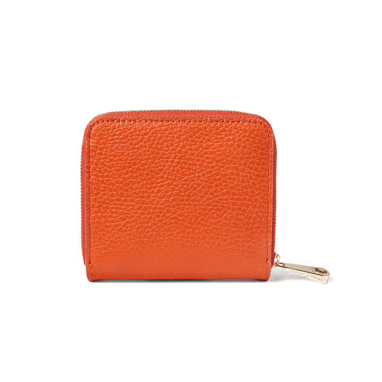 ‘A’ Purse in Marmalade Pebble from Aspinal of London