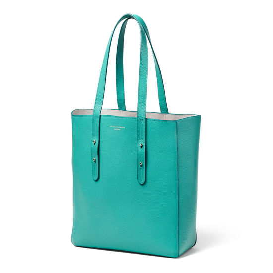Essential Tote in Chalkhill Blue Pebble from Aspinal of London