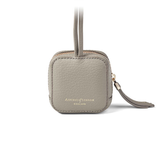 Mini London Case in Warm Grey Pebble from Aspinal of London