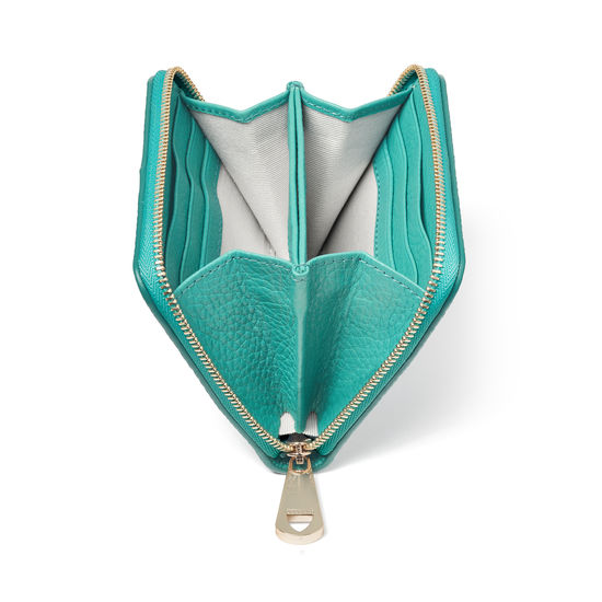 ‘A’ Purse in Chalkhill Blue Pebble from Aspinal of London