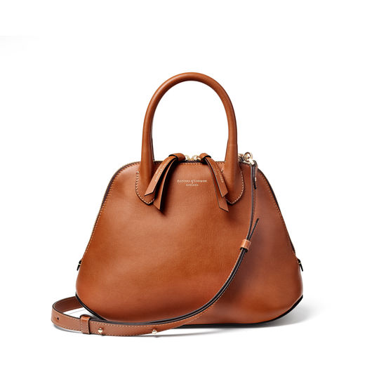 Margot Bag in Smooth Tan from Aspinal of London