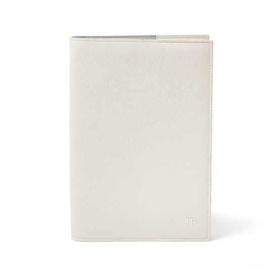 A5 Vegan Refillable Journal in Ivory Apple Skin™ from Aspinal of London