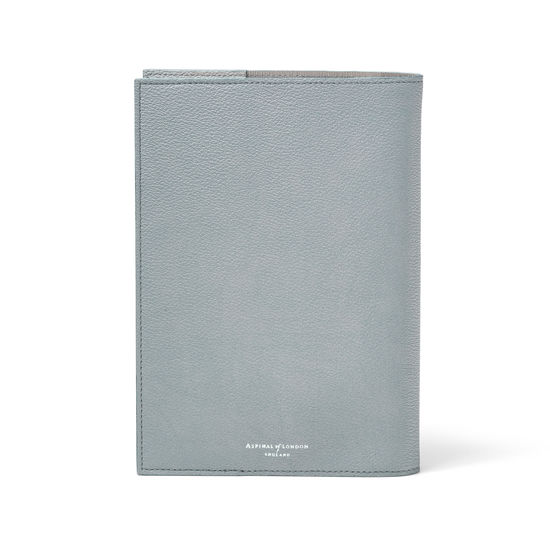 A5 Vegan Refillable Journal in Dark Grey AppleSkin™ from Aspinal of London