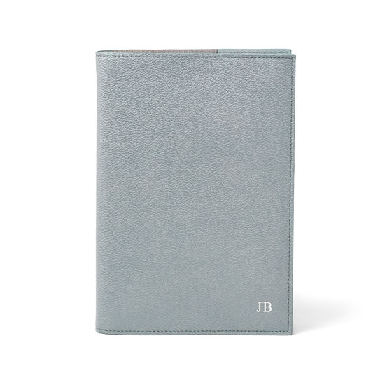 A5 Vegan Refillable Journal in Dark Grey AppleSkin™ from Aspinal of London
