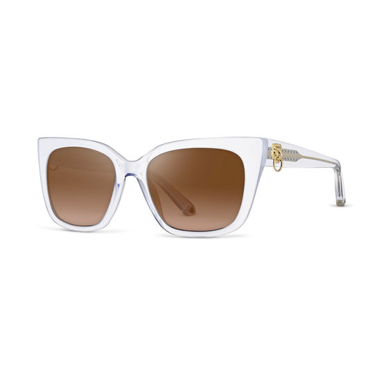 Ladies’ Cannes Sunglasses in Crystal Acetate from Aspinal of London