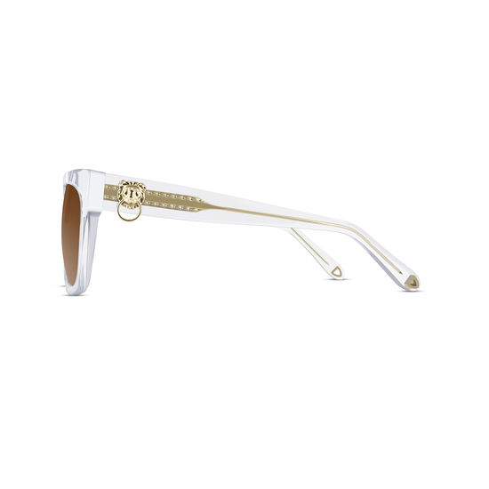 Ladies’ Cannes Sunglasses in Crystal Acetate from Aspinal of London