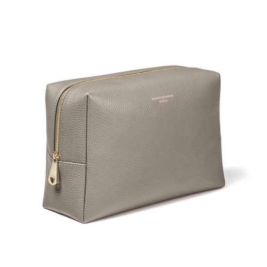 Large London Case in Warm Grey Pebble from Aspinal of London