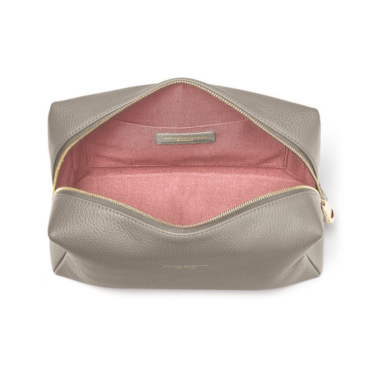 Large London Case in Warm Grey Pebble from Aspinal of London