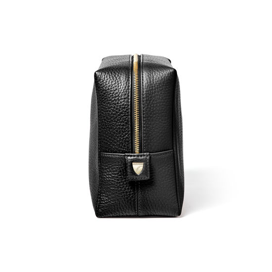Large London Case in Black Pebble from Aspinal of London