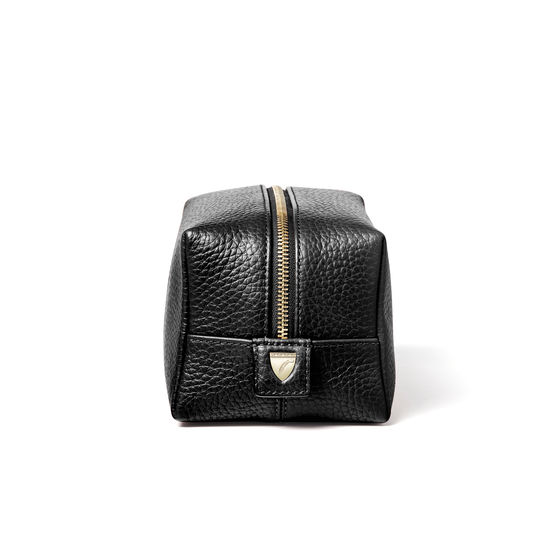 Medium London Case in Black Pebble from Aspinal of London